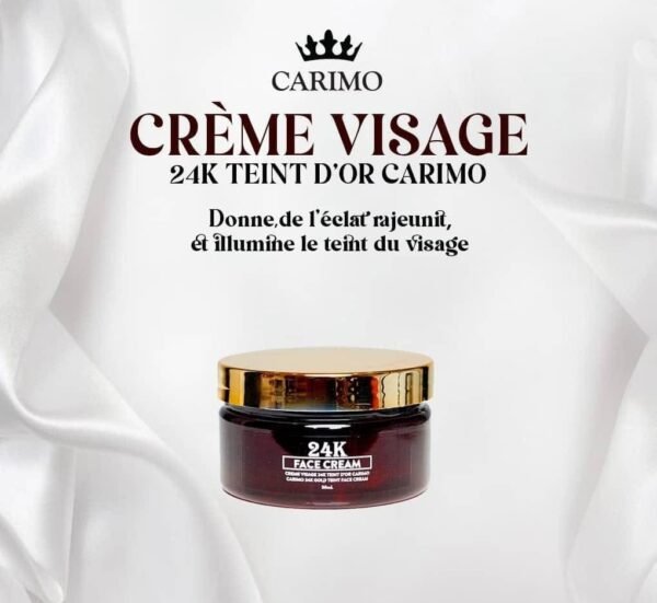 crème visage teint d'or